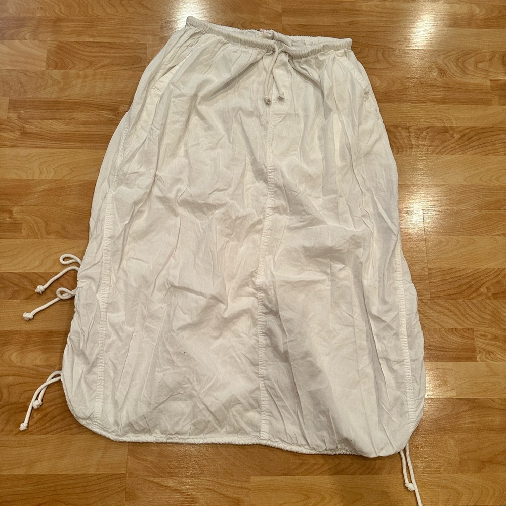 Free people willow poplin maxi skirt size small